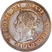 Effigie de Victoria sur une pièce canadienne