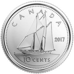 Revers du 10 cents — Bluenose